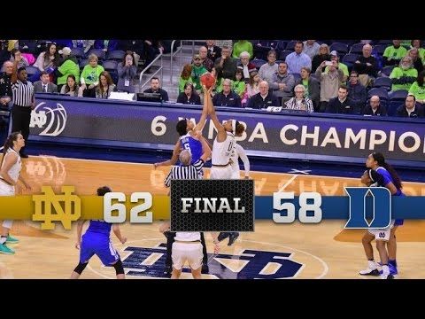 Top Moments - Notre Dame Women's Basketball vs. Duke