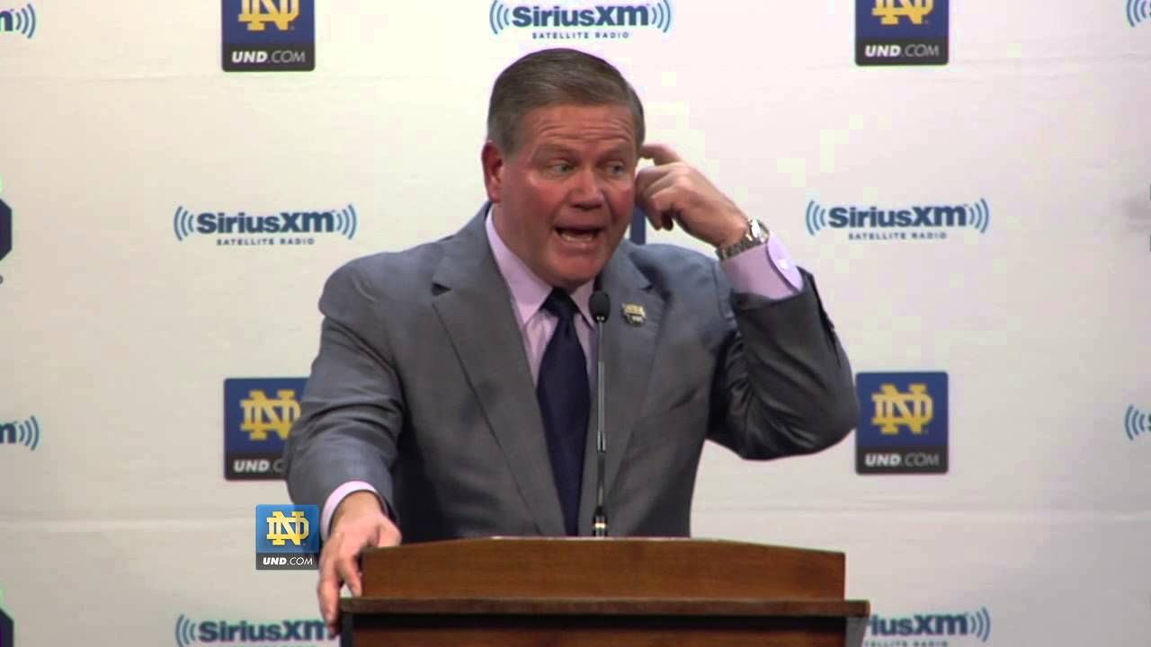 Brian Kelly Post BYU Press Conference - Notre Dame Football