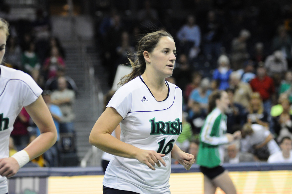Notre Dame Women's Volleyball vs Syacuse 09-30-2012 Win (3-0)