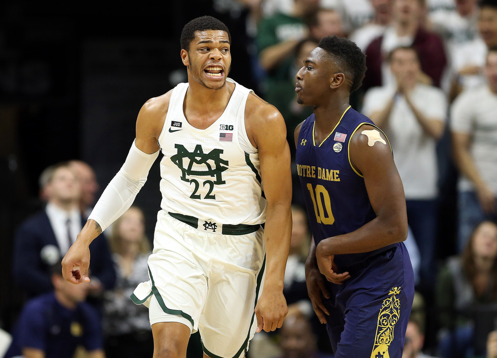 ND Men's Basketball at Michigan State (USATSI)