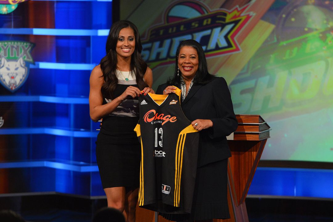 Senior guard/tri-captain Skylar Diggins became the second Notre Dame player is as many years to go No. 3 overall in the WNBA Draft when she was selected by the Tulsa Shock in the first round of the 2013 WNBA Draft on Monday night in Bristol, Conn.