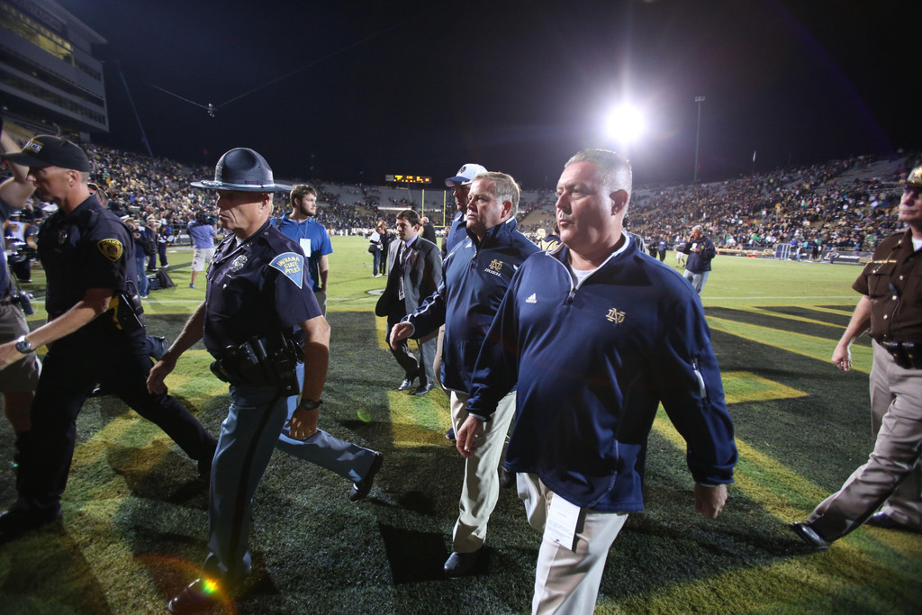 Notre Dame at Purdue (USATSI)