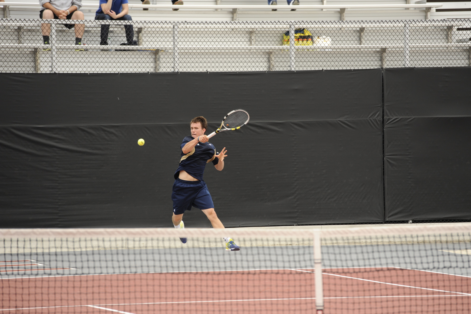 Andrews Falls In Second Round Of National Indoor Championships Senior Greg Andrews