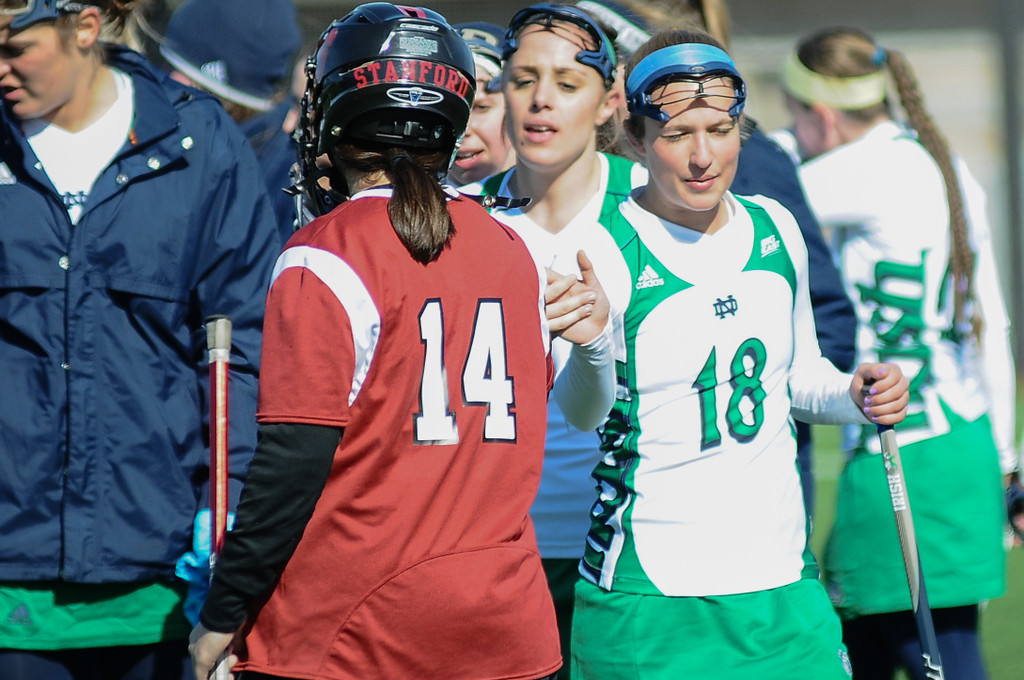 Notre Dame Women's Lacrosse vs Stanford on February 19, 2012