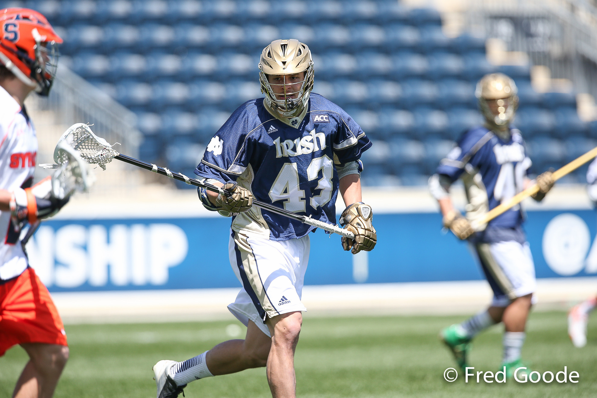 Fighting Irish Place Four On Tewaaraton Award Watch List Junior Matt Landis is Notre Dame's most experienced defenseman.