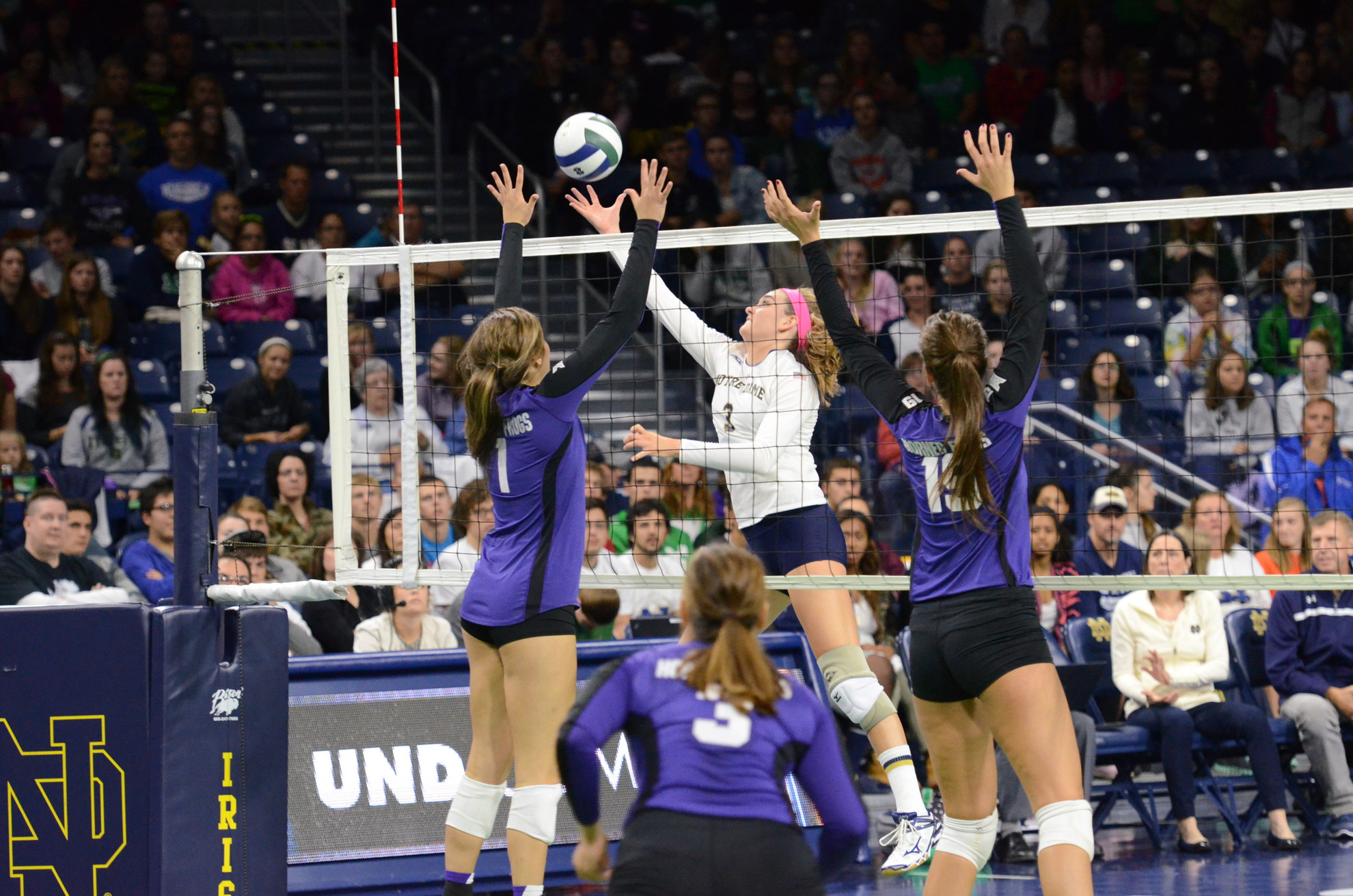 Busy Weekend In Store For Volleyball At Purcell Pavilion Freshman Sam Fry