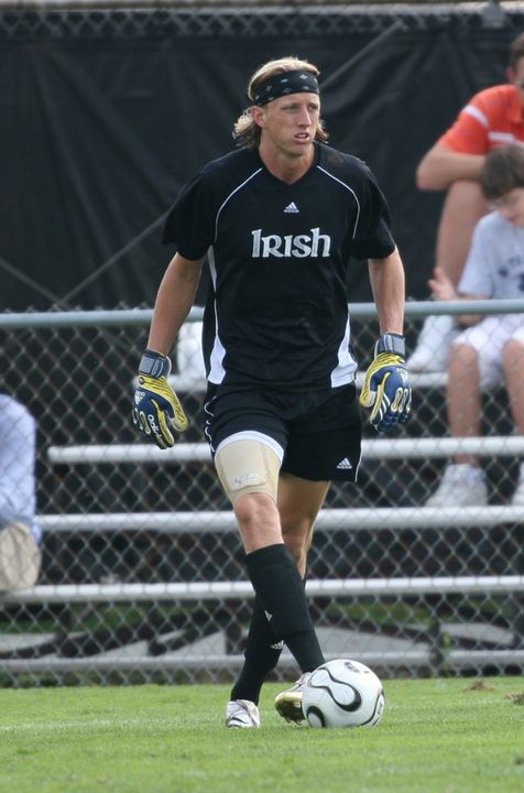 Senior Chris Cahill has been named the BIG EAST goalkeeper of the week five times during his career.