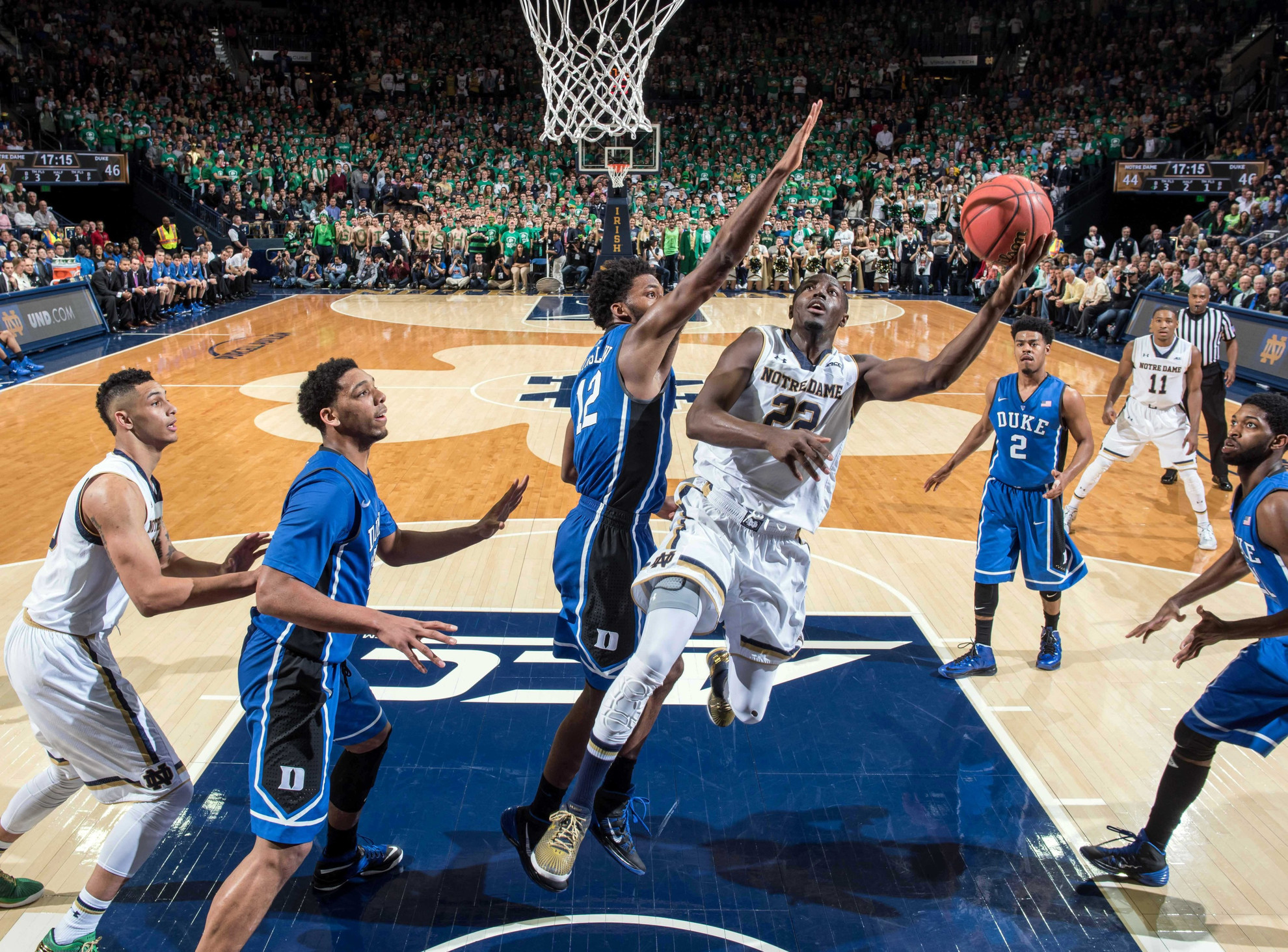 #10/10 Irish Back On Tobacco Road To Face #4/5 Duke Jerian Grant notched 23 points and a career-high 12 assists in the 77-73 triumph of Duke on Jan. 28.