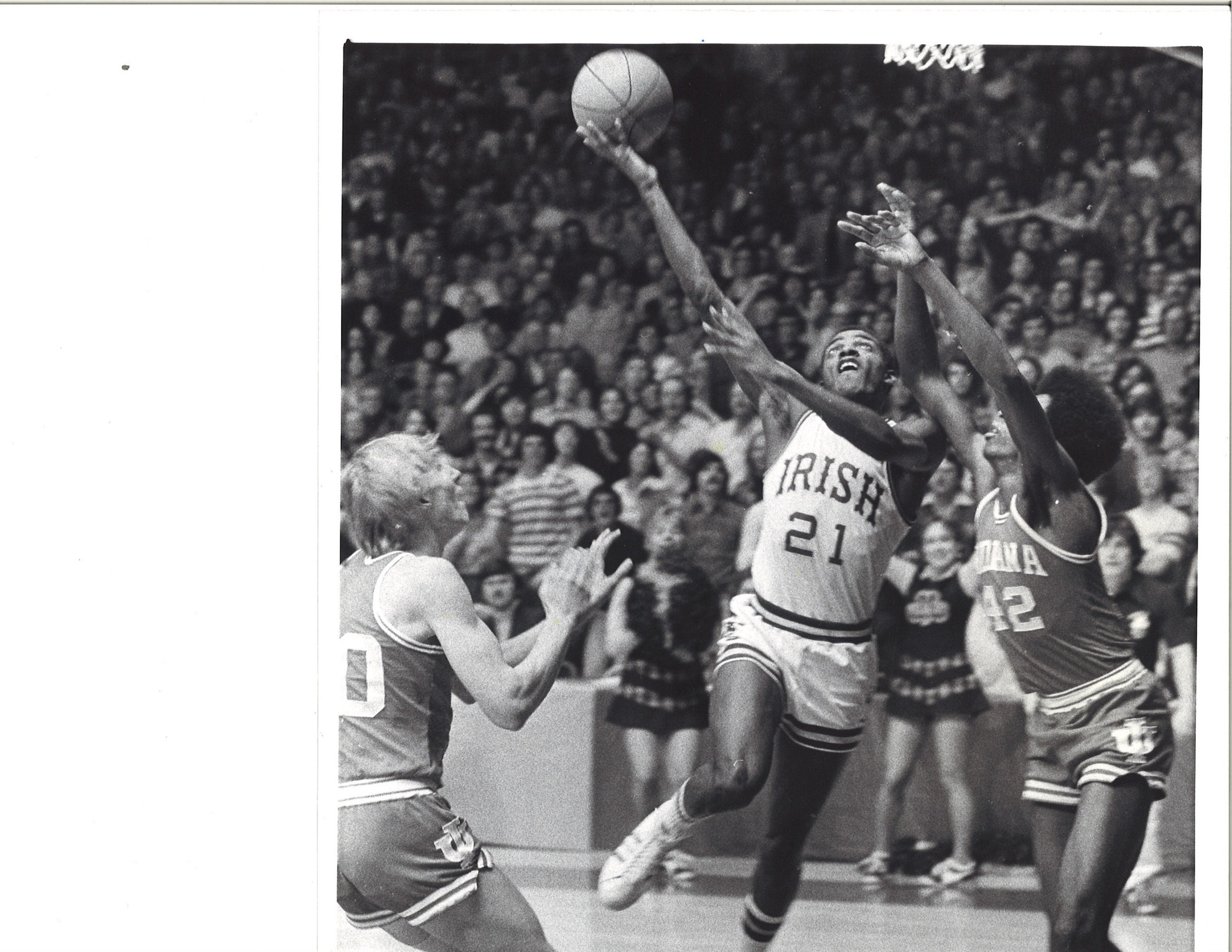 Never Too Late To Meet The President Ray Martin led the Irish in assists during the 1976-77 season.