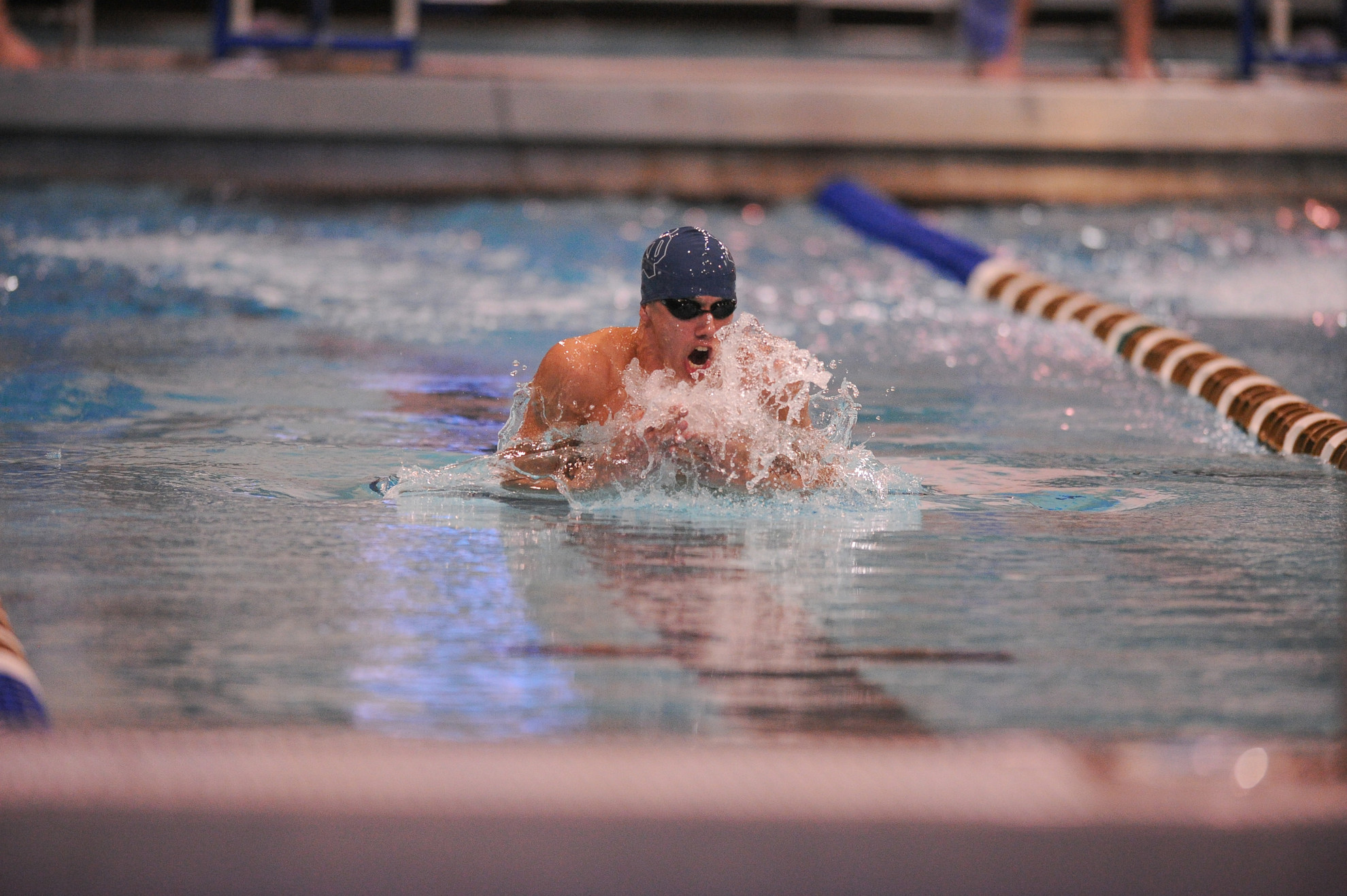 Irish Holding Steady After Day One of ACC Meet Zach Stephens claimed first in 100 breast and was a member of the 200 free relay team that won as well.