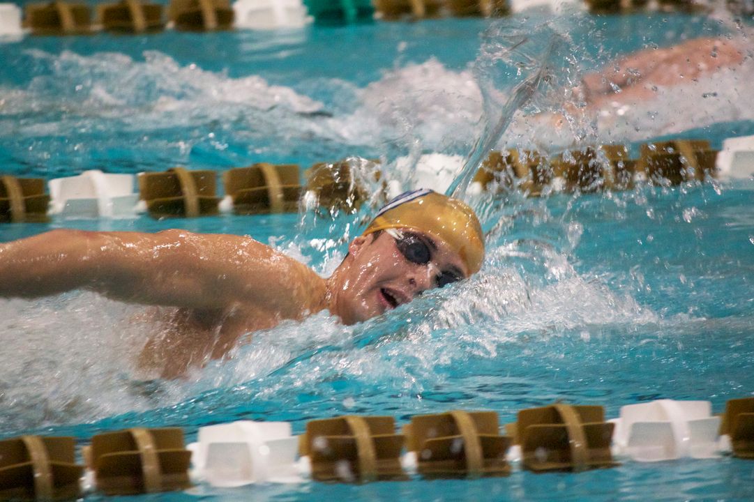 On a day filled with tough swims, James McEldrew had one of the few top-3 swims for the Irish.