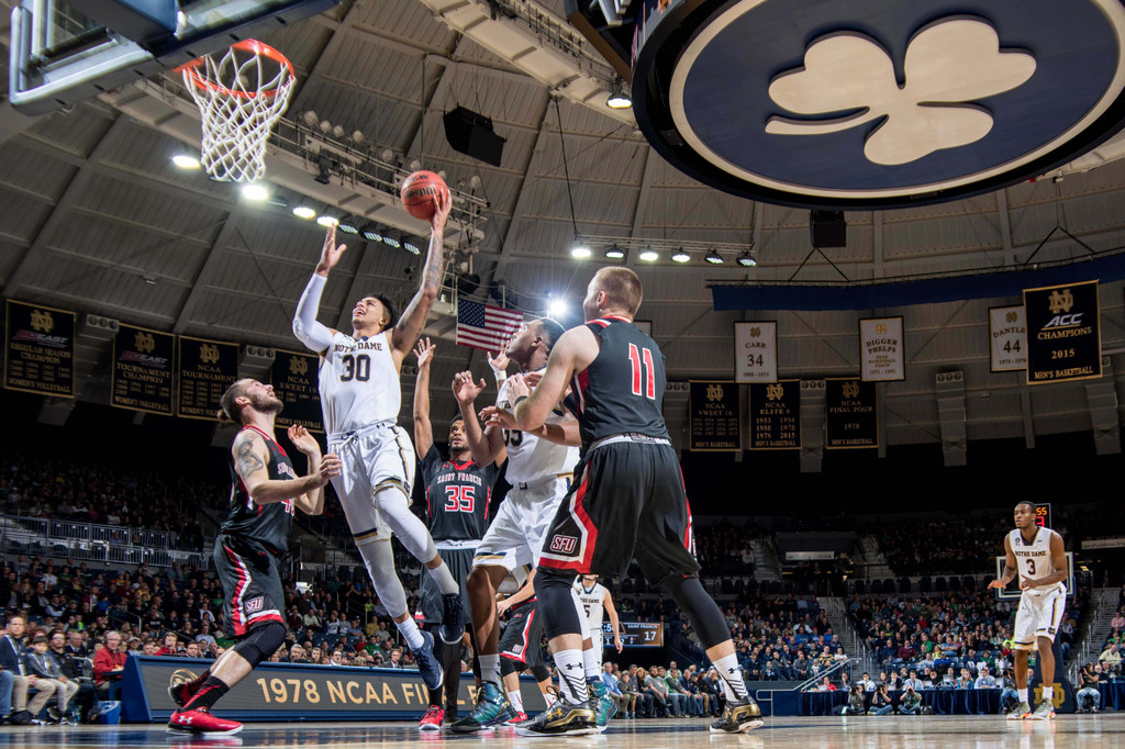 Notre Dame 87, St. Francis 56