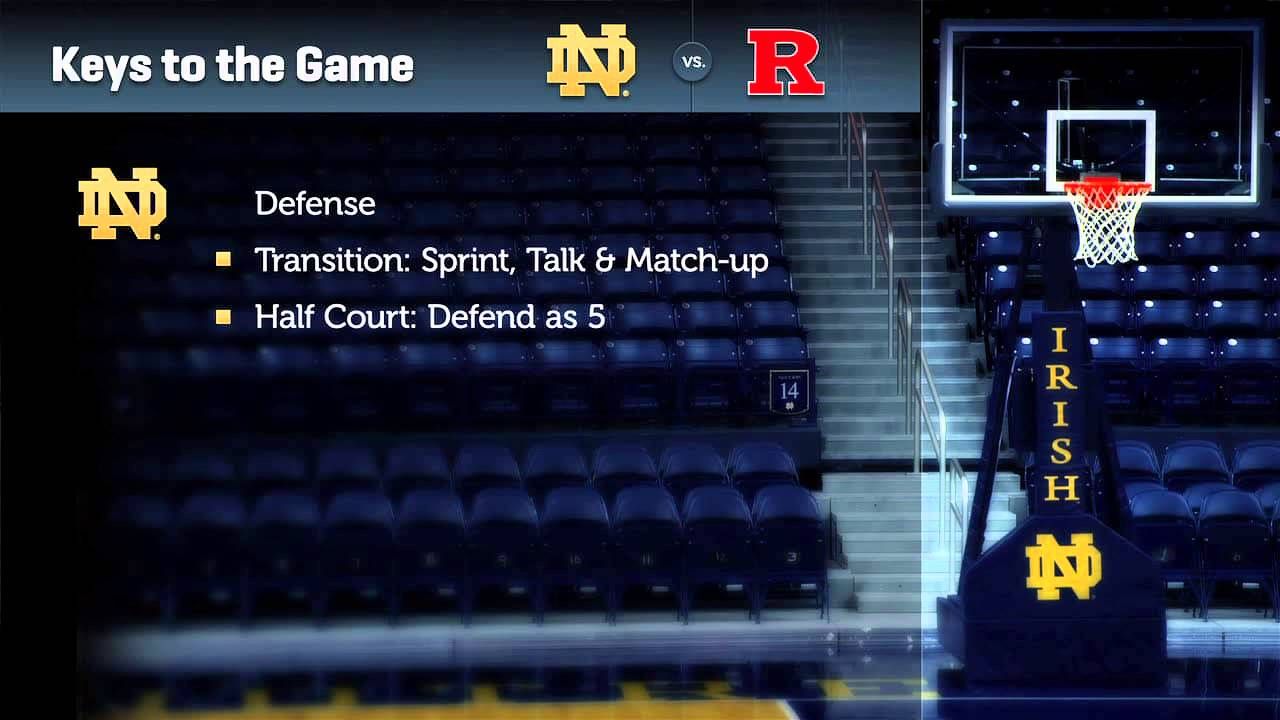 Coach Solomon, Rutgers Preview - Notre Dame Men's Basketball