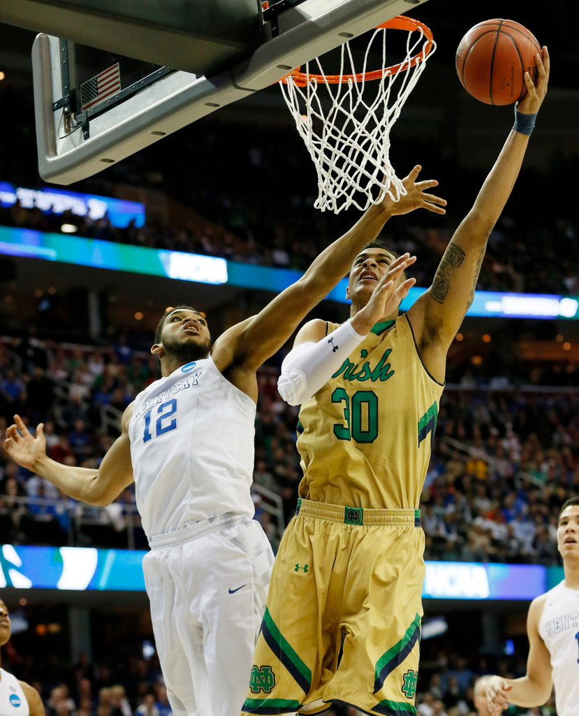 NCAA Men's Elite Eight: Notre Dame vs. Kentucky