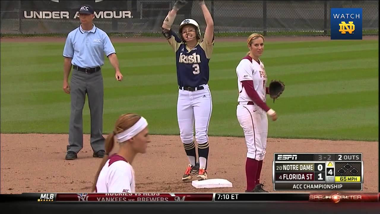 Notre Dame vs. Florida State Softball ACC Championship Highlights