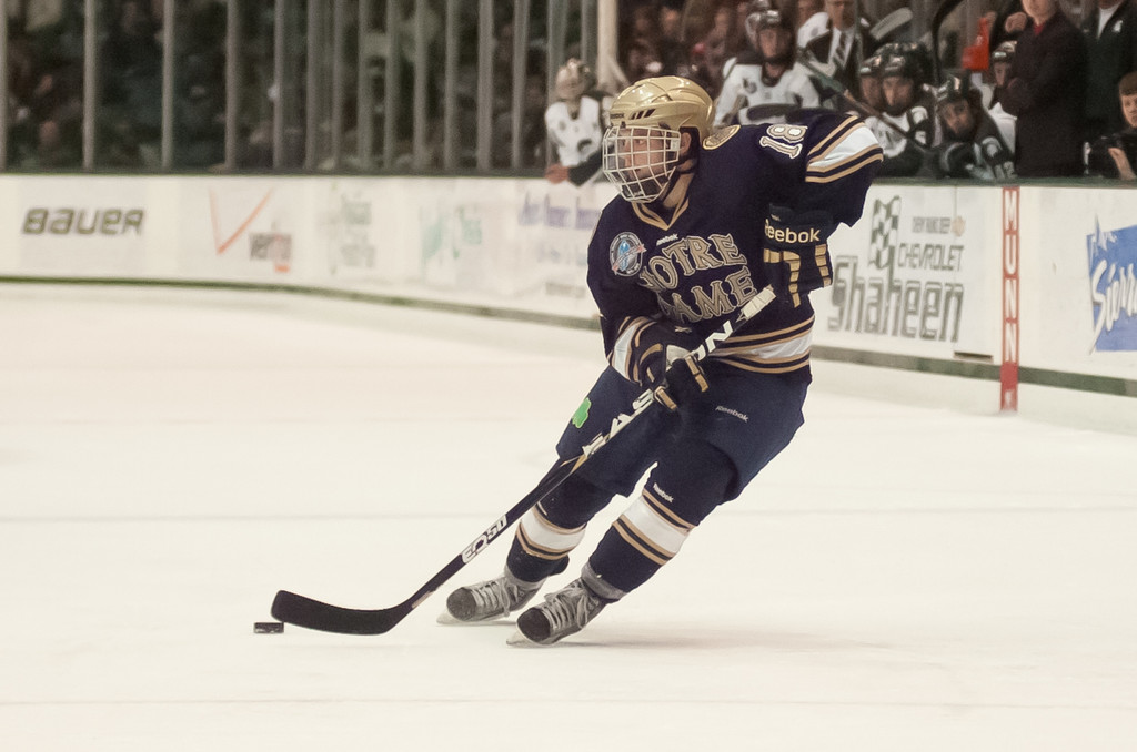 Notre Dame Men's  Ice Hockey tops Michigan State on 01-11-2013