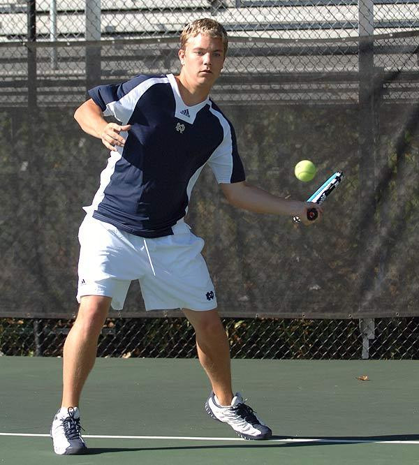 Notre Dame Gets Back On Winning Track By Beating Purdue 6-1 Sophomore Andrew Roth - who took down Purdue's top two singles players at No. 3 doubles - is 7-1 in doubles play this season.