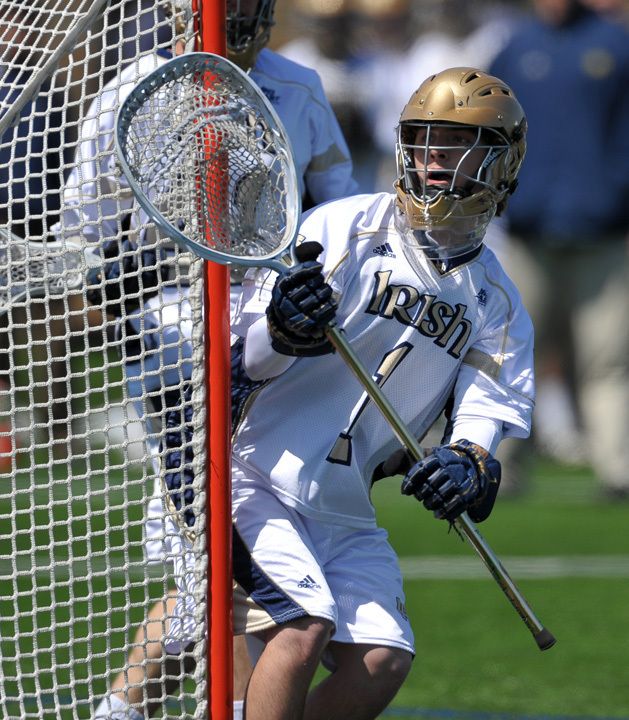 Freshman goalie John Kemp and the Irish defense held Providence to just three goals. Kemp made five saves to earn his first career victory.