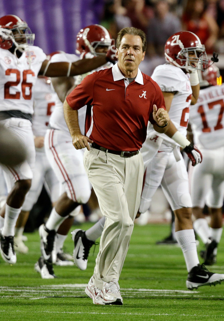 Irish Title Hopes Halted By Crimson Tide, 42-14 (AP)
