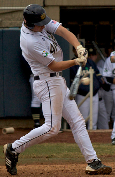 Sweep Of USF Moves Notre Dame Closer To BIG EAST Tournament Berth Freshman 1B Trey Mancini hit his team-best ninth home run of the year