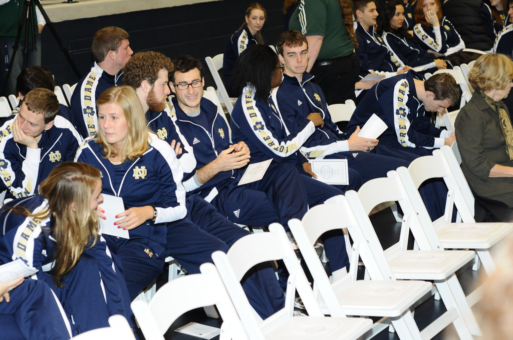 Notre Dame Fencing Dedication 10-20-2012