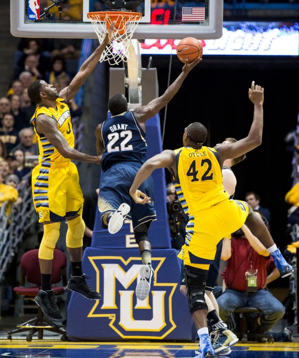 Jerian Grant scored 21 points against Marquette in the regular-season meeting.
