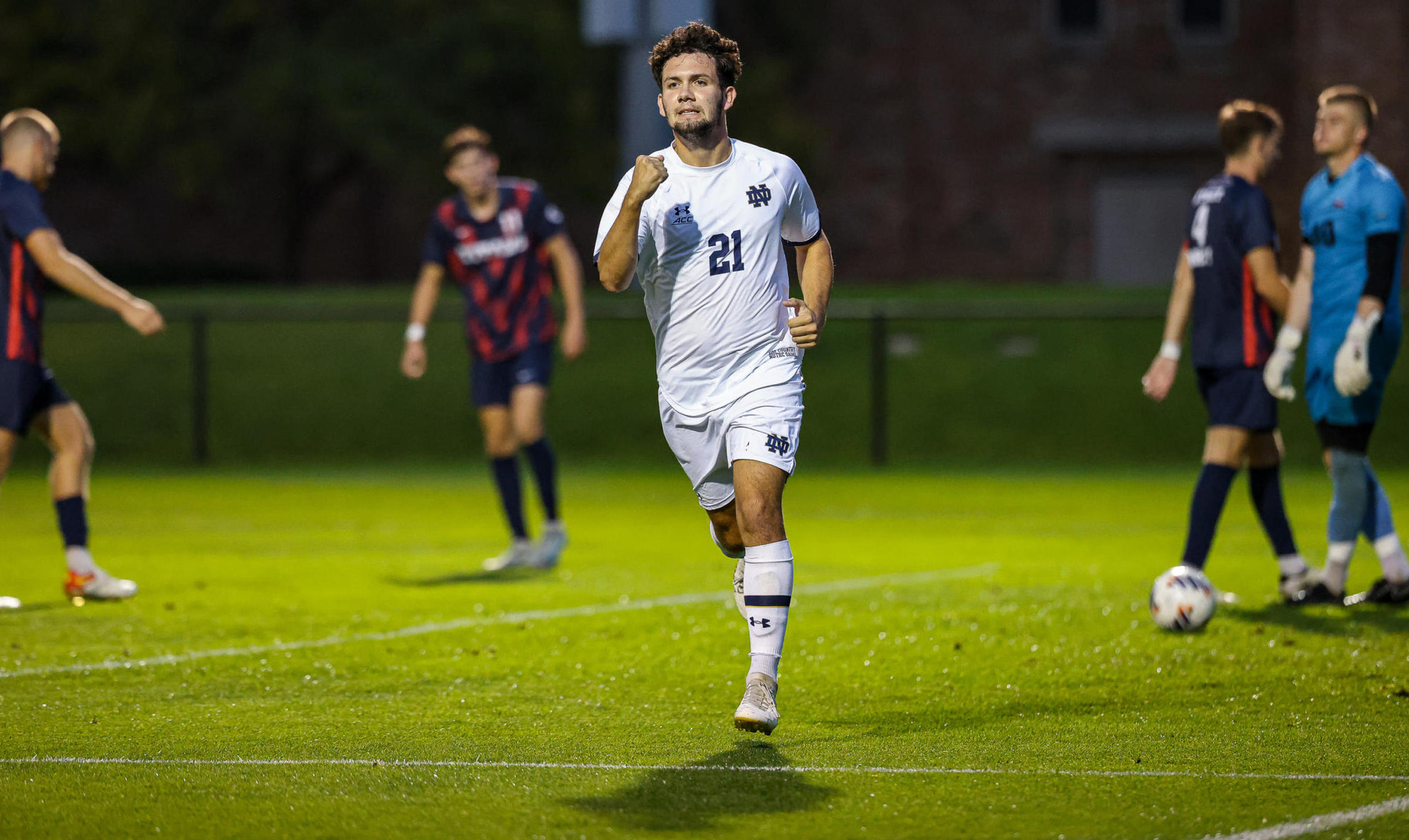 Roou’s Second Straight Hat Trick Leads Irish Win Over Detroit Mercy Roou’s Second Straight Hat Trick Leads Irish Win Over Detroit Mercy