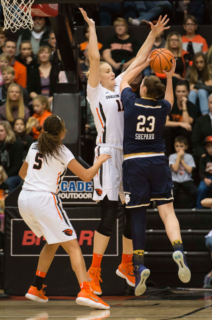 ND Women's Basketball at Oregon State (USATSI)