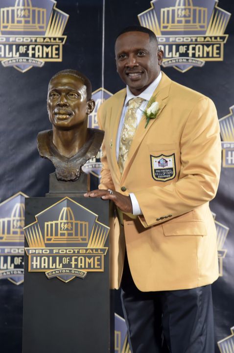 At the time of his retirement, Tim Brown's 14,934 receiving yards from 1988-2004 were the second highest in NFL history.