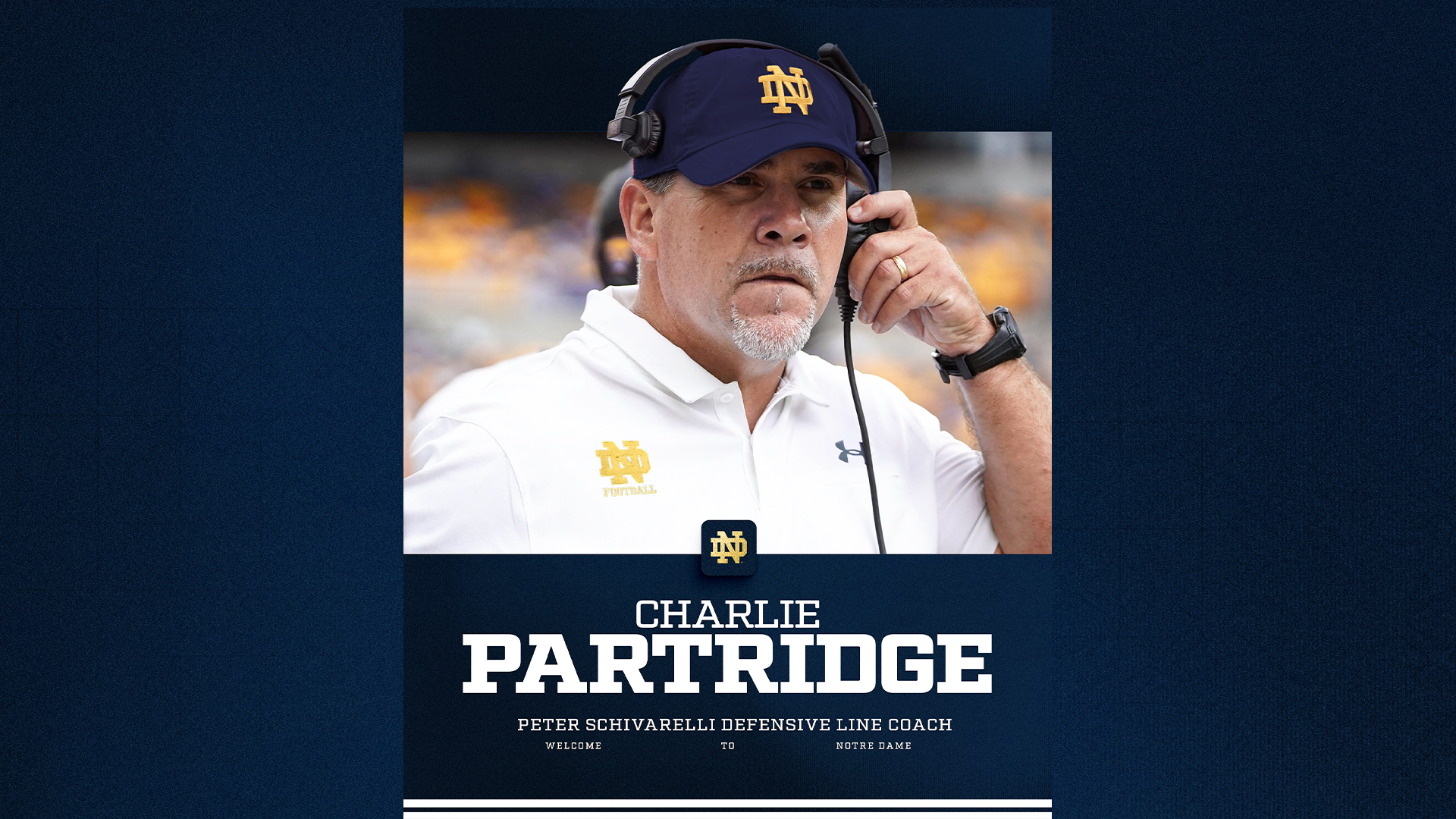 Charlie Partridge Named Peter Schivarelli Defensive Line Coach Charlie Partridge Named Peter Schivarelli Defensive Line Coach