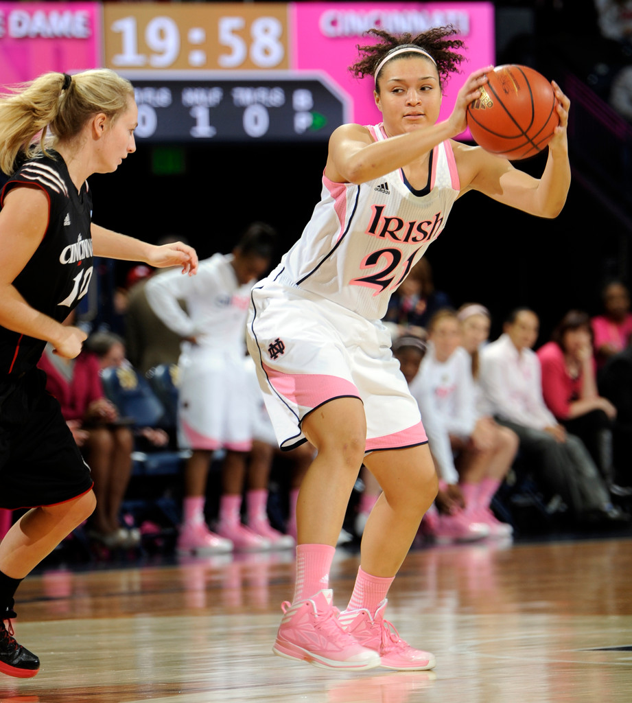 No. 2 Irish Rout Cincinnati, 64-42 (AP)