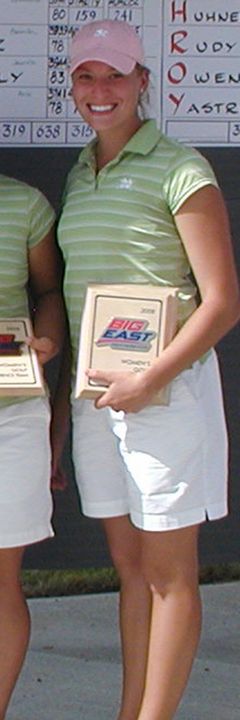 Annie Brophy took medalist honors at the 2008 BIG EAST Championship.