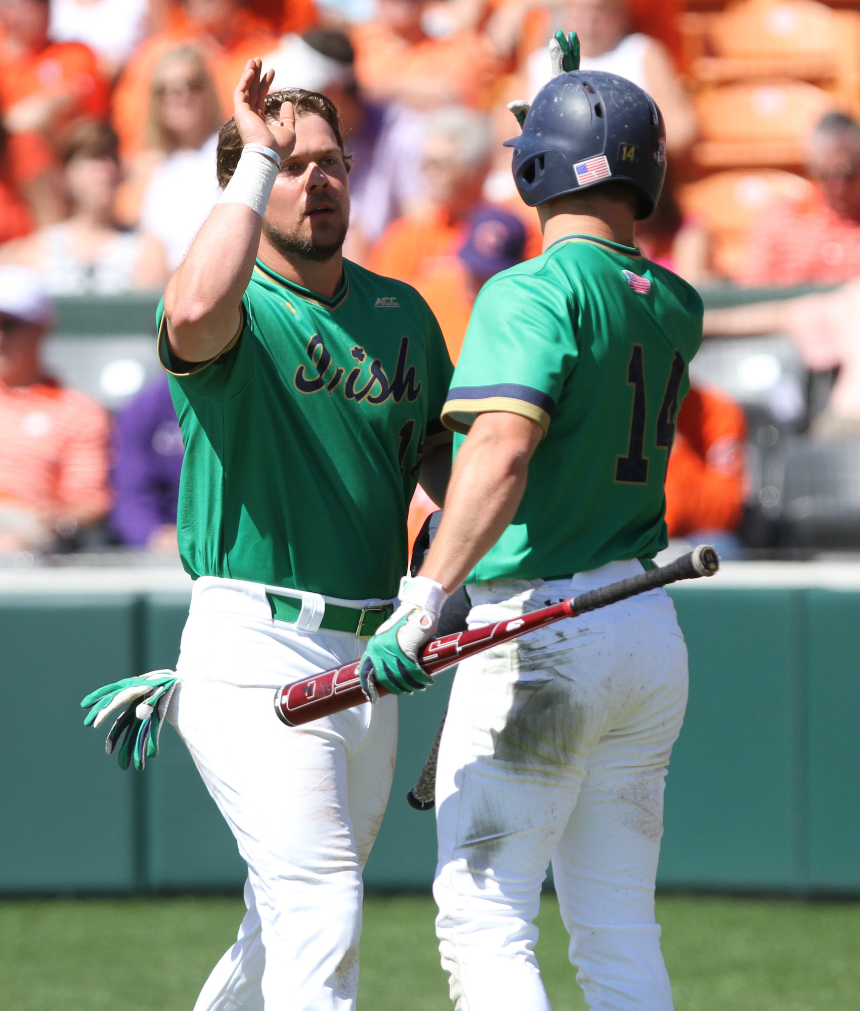 Irish Sweep No. 20 North Carolina In Saturday Doubleheader Senior Ryan Bull made the most of his senior day Saturday with a homer, five RBI, three walks, one hit by pitch and a sac bunt in a doubleheader sweep of No. 20 North Carolina.