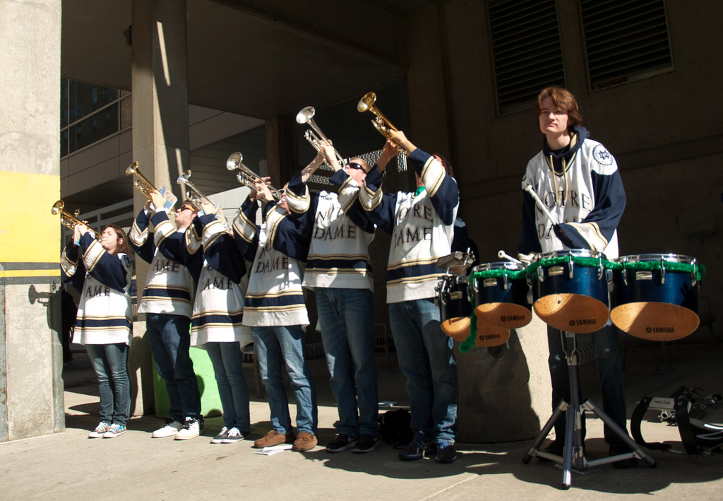 Notre Dame Men's Ice Hockey falls to St. Cloud State on 03-30-2013