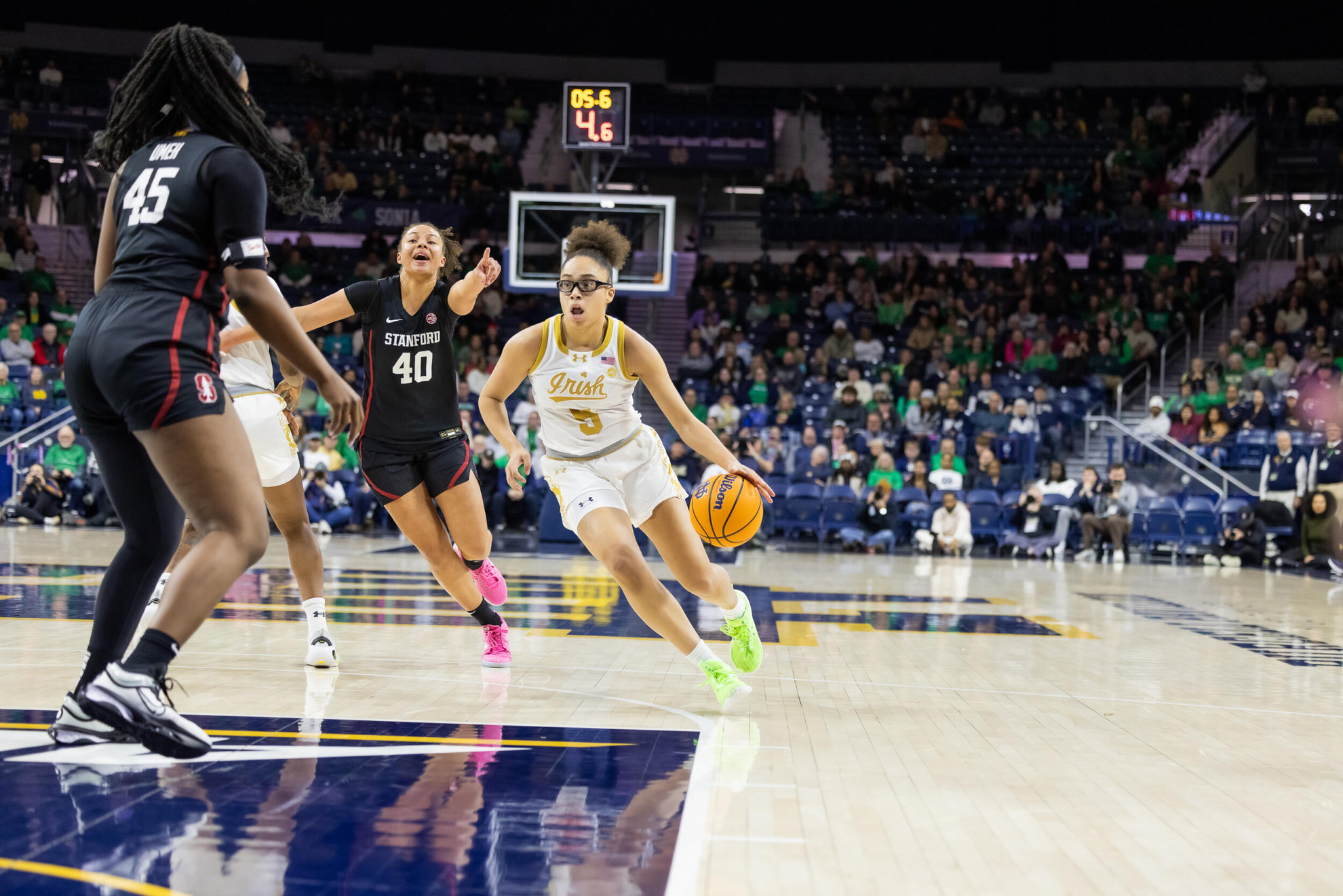 No. 3 Notre Dame Makes Statement With 96-47 Win Over Stanford No. 3 Notre Dame Makes Statement With 96-47 Win Over Stanford