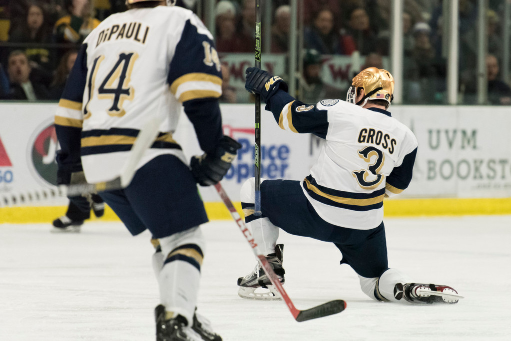 Notre Dame Hockey at Vermont -- Feb. 6
