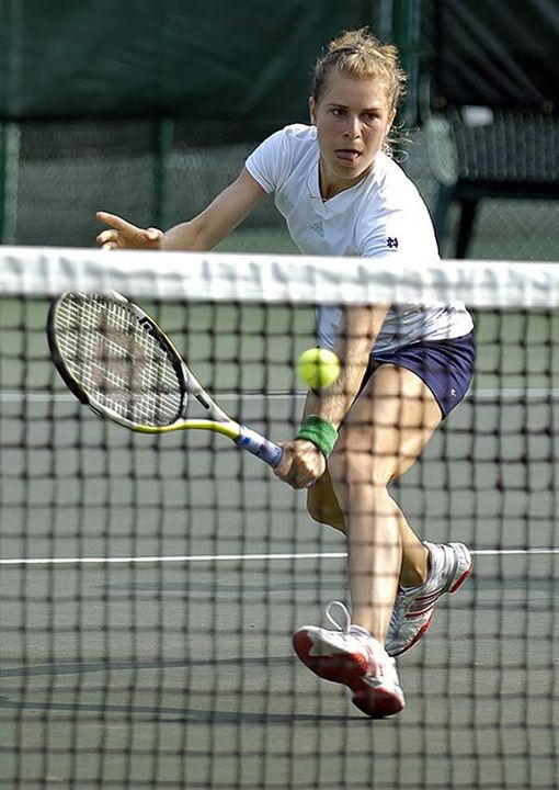 Senior Kristina Stastny provided the 16th clinching victory of her career. (photo by Greg Owen)