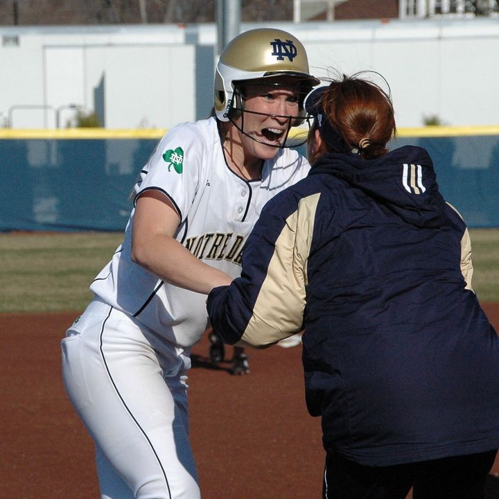 Senior All-American Christine Lux will be one of several Irish players taking part in instructional clinics this fall.