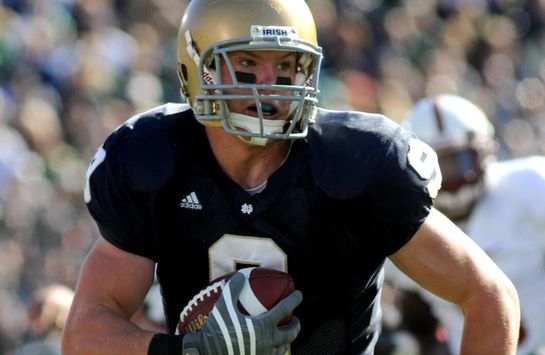 Sophomore tight end Kyle Rudolph will be the guest for the Official Notre Dame Football Raido Show on Monday, Sept. 21.