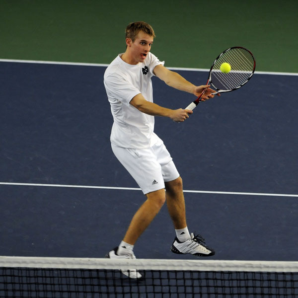 Men’s Tennis Upsets Ninth-Ranked Illinois, 4-3 David Anderson clinched Notre Dame's win over ninth-ranked Illinois.