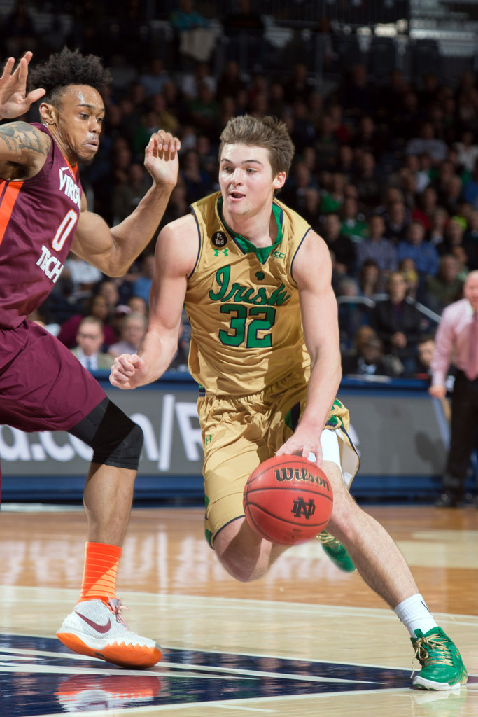 Notre Dame, 83 vs. Virginia Tech, 81