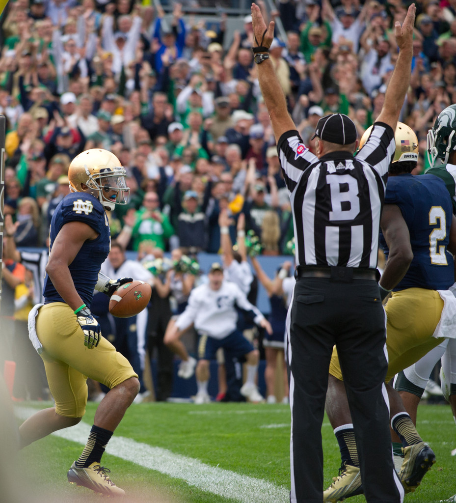 No. 22 Notre Dame vs. Michigan State (USATSI)