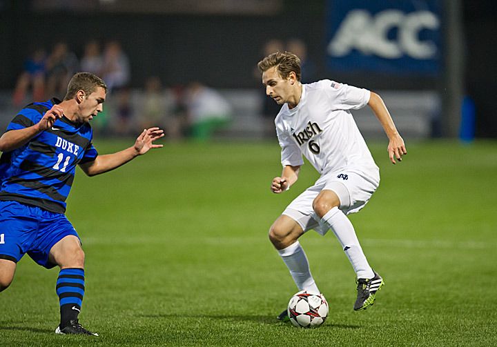 Junior left back Max Lachowecki gave the Irish a 1-0 lead in the 37th minute.