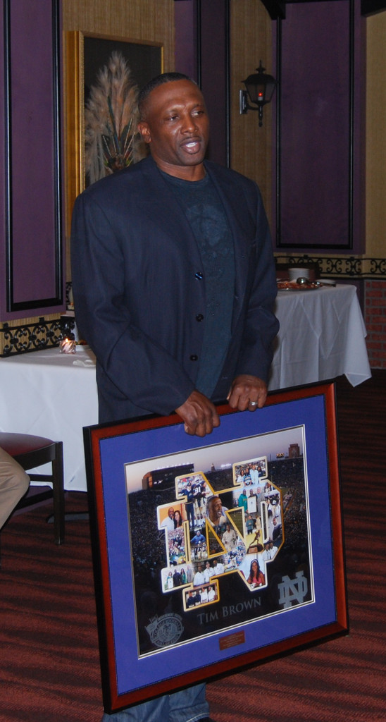 Monogram Club Tim Brown College Football Hall of Fame Recognition Reception