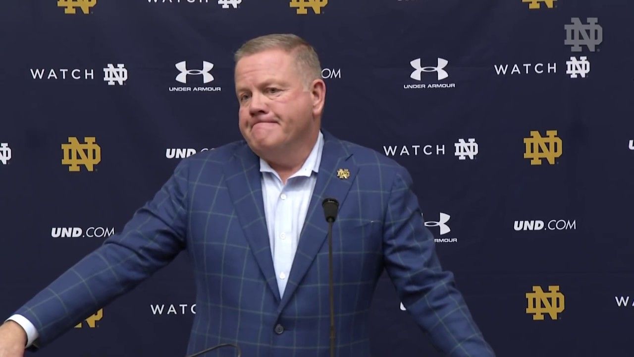 @NDFootball | Brian Kelly Press Conference vs. Northwestern (2018)