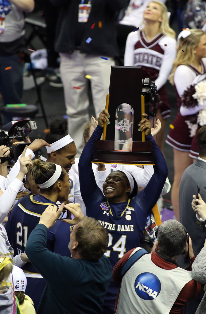 NCAA National Championship: ND WBB 61, Mississippi State 58 (USATSI)