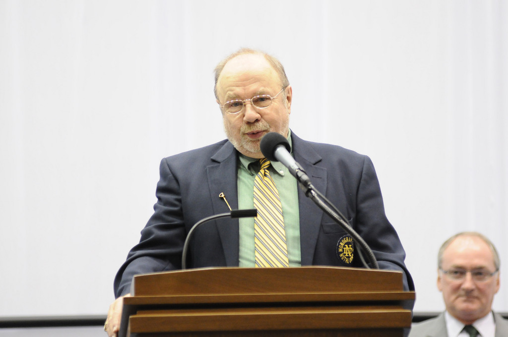 Notre Dame Fencing Dedication 10-20-2012