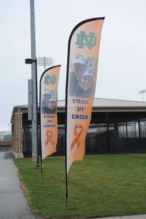 Notre Dame's ACC series against Maryland on Sunday and Monday will be part of the events during Strikeout Cancer