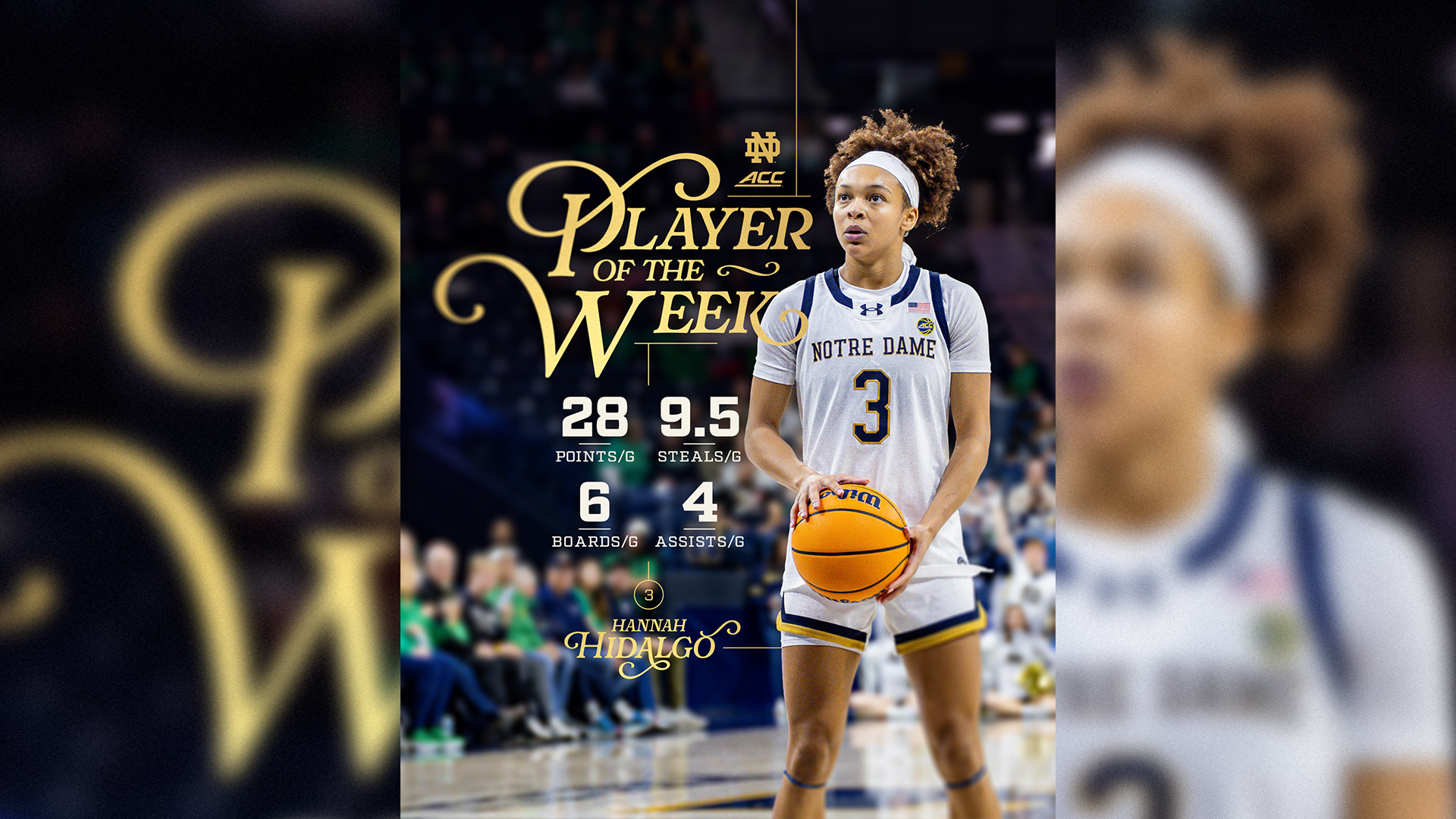 Hidalgo Earns Second Straight ACC Player Of The Week Award Hidalgo Earns Second Straight ACC Player Of The Week Award