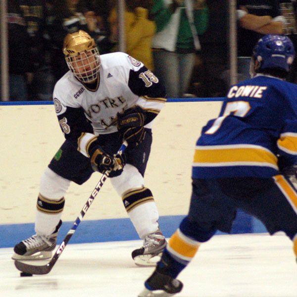 Christiaan Minella scored his career-best sixth goal of the season in Notre Dame's 4-1 loss at Ohio State.